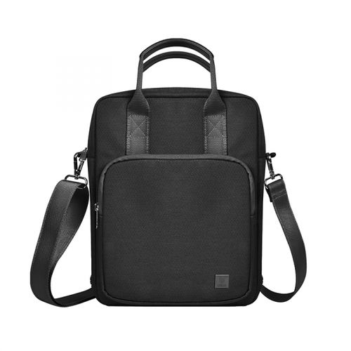 Noutbuk sumkasi WiWu ALPHA Vertical Layer Bag 11", Qora