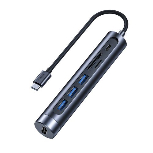 USB-хаб адаптер переходник Joyroom S-H112, Черный, в Узбекистане