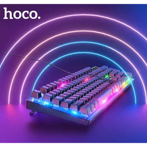 Проводная клавиатура + мышь Hoco GM11 EN / RU, Черный, фото