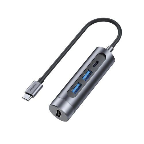 USB-хаб адаптер переходник Joyroom S-H113, Черный, купить недорого