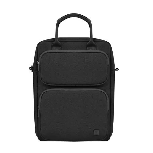 Noutbuk sumkasi WiWu ALPHA Vertical Layer Bag 14,2", Qora