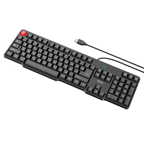Проводная клавиатура + мышь набор Hoco GM16, Черный, фото