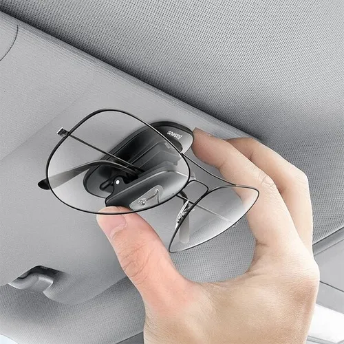 Ko'zoynak ushlagichi Baseus Platinum Vehicle eyewear clip ACYJN-A01, Qora, купить недорого