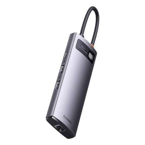 USB-хаб Baseus Metal Gleam Series 7в1(WKWG040113), Черный, фото № 4