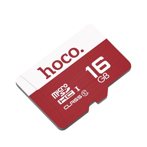 Карта памяти Hoco Micro SDHC Class 10, 16 GB, Бело-красный