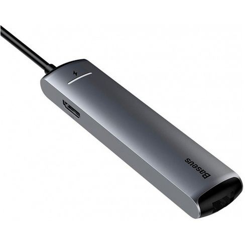 USB-хаб Baseus Mechanical Eye 6в1 HUB (CAHUB-J0G), Черный