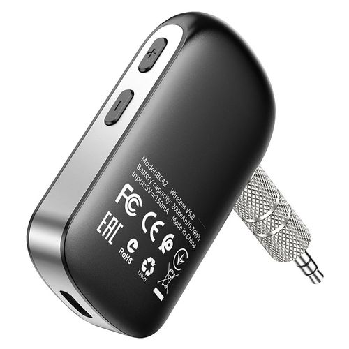 Bluetooth ресивер AUX Borofone BC42, Черный, arzon
