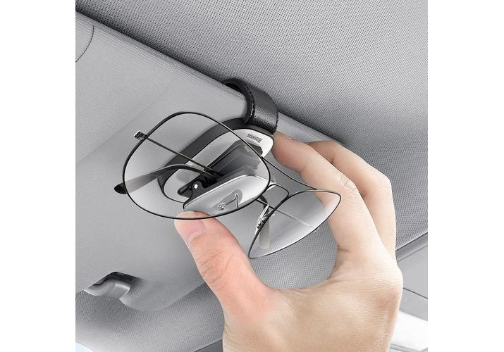 Держатель для очков Baseus Platinum Vehicle eyewear clip ACYJN-B0S, Серебристый, sotib olish