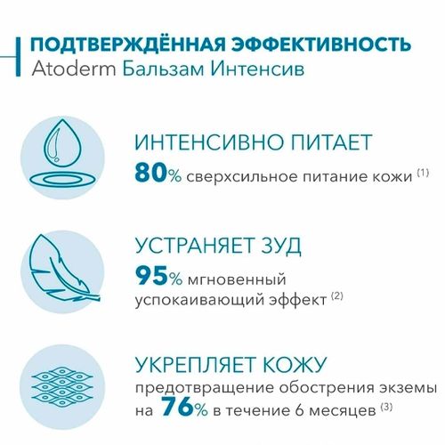 Интенсивный ультра-успокаивающий бальзам Bioderma Atoderm Intensive Baume, 200 мл, купить недорого