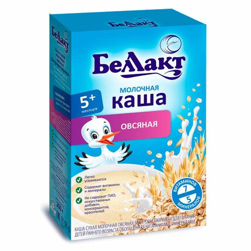 Молочная каша Беллакт овсяная, 200 г