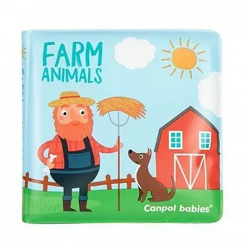 Книжка-пищалка Canpol Babies Farm Animals, Голубой