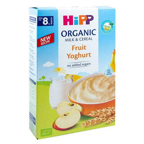 Каша Hipp Organic молочная пшеничная Фруктовая с йогуртом, 250 г