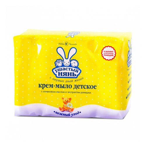 Krem-sovun Ушастый нянь zaytun moyi va romashka bilan, 90 g