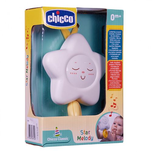 Музыкальная подвеска Chicco Звезда 1191, Белый