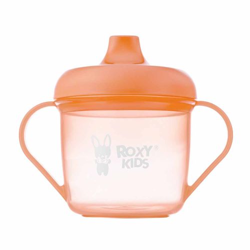 Кружка-поильник с носиком Roxy-Kids RFD-005-O, Персиковый