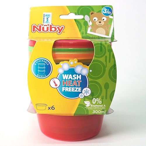 Nuby ID91164 konteyner to'plami, 300 ml