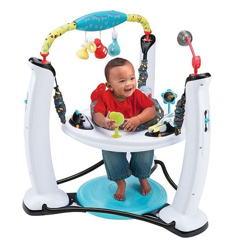 Прыгунки с развивающим центром Evenflo Exersaucer Jam Session, Молочный, в Узбекистане