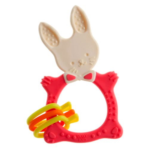 Прорезыватель Roxy-Kids Bunny Teether RBT-001R, Красный