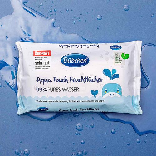 Влажные салфетки Bubchen Aqua Touch, 48 шт