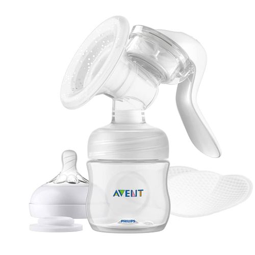 Ручной молокоотсос Philips Avent Natural с бутылочкой