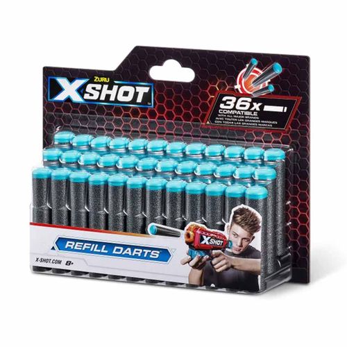 Набор ZURU X-Shot Excel Air Pocket Technology 36 дротиков 3618