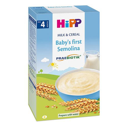 Каша Hipp Milk манная c пробиотиками, 250 гр 4+ мес