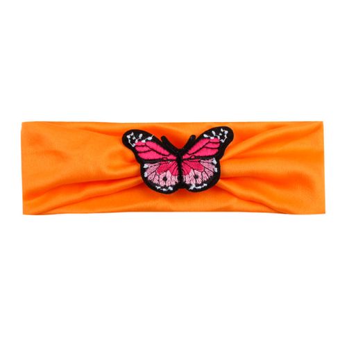 Бантик на голову "Бабочки" 56566S, 6+ мес, Оранжевый