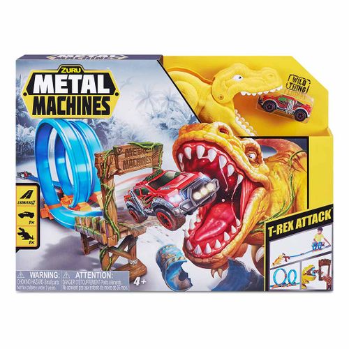 Набор Metal Machines T-Rex Autotrack 6702, Желтый, фото № 4