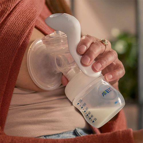 Ручной молокоотсос Philips Avent Natural с бутылочкой, купить недорого