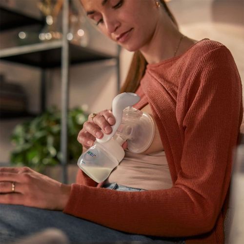 Ручной молокоотсос Philips Avent Natural с бутылочкой, sotib olish