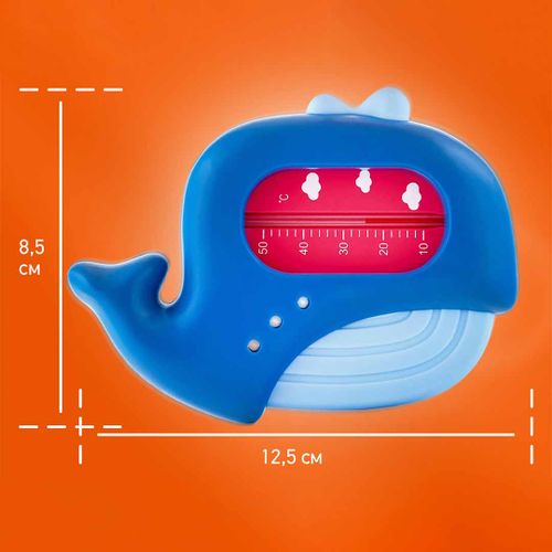 Термометр для воды Roxy-Kids кит, 0+ мес, Синий, 4867500 UZS