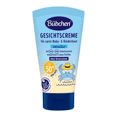 Солнцезащитный крем Bubchen Sensitiv SPF 50+, 50 мл