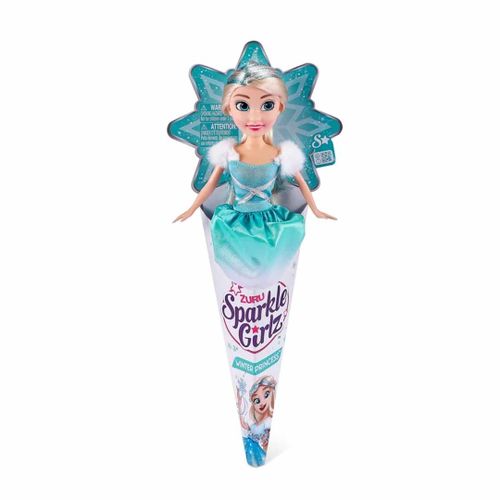 Кукла ZURU Sparkle Girlz Winter Princess in Cone блондинка