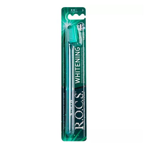 Зубная щетка "R.O.C.S" Whitening для взрослых, Зеленый