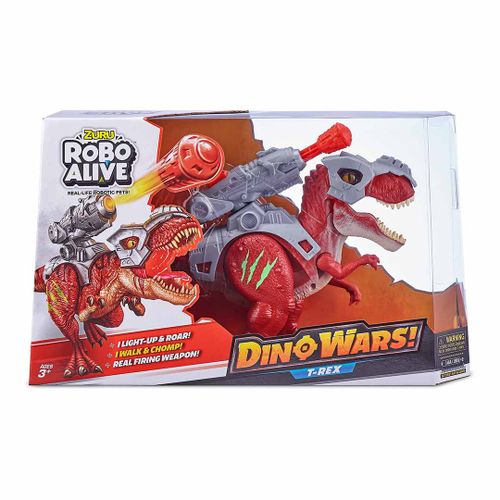 Интерактивная игрушка ZURU Robo Alive Dino Wars T-Rex Z7132, Красный, купить недорого