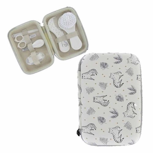 Bolalarni parvarish qilish to'plami Suavinex Baby care Essentials Set, 6 ta buyum, kulrang