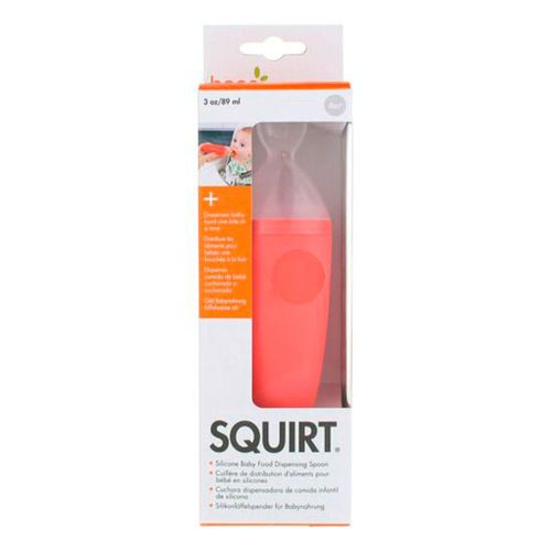 Бутылка Ложка Boon Squirt, 4+ мес, Красный