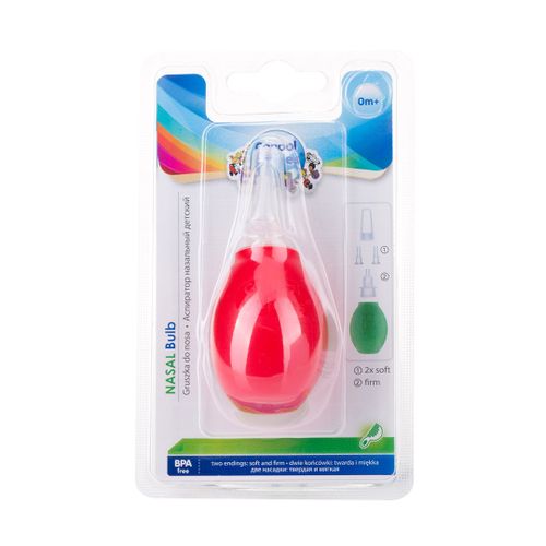 Yumshoq aspirator Canpol Babies, qizil