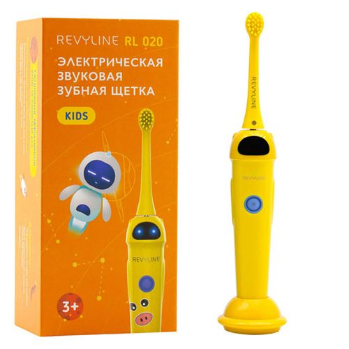 Звуковая зубная щетка Revyline RL 020 Kids 37785, Желтый
