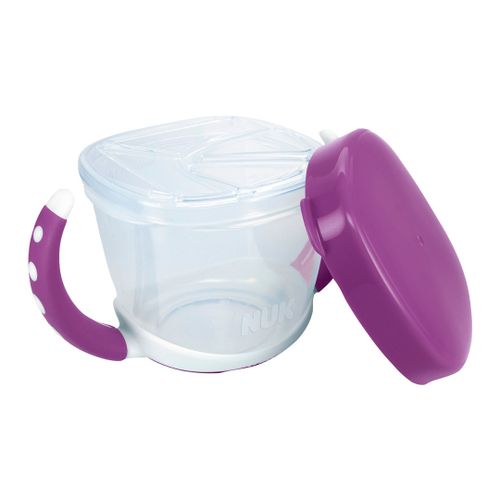 Контейнер для снеков NUK Easy Learning Snack Box, Фиолетовый