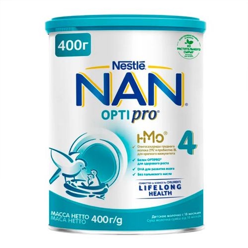 Молочко Nestle 4 OptiPro, 400г с 18+ мес