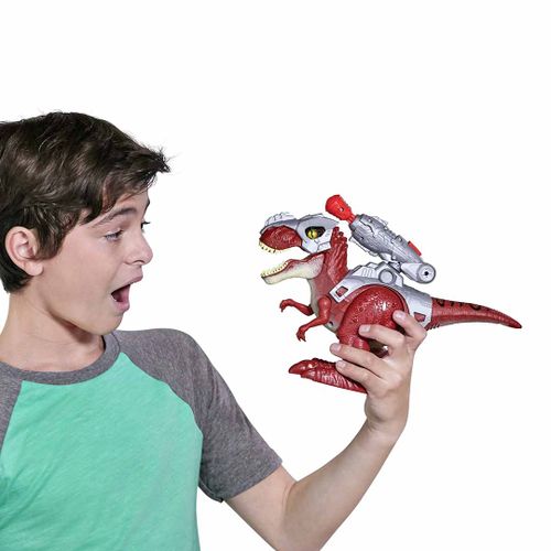 Интерактивная игрушка ZURU Robo Alive Dino Wars T-Rex Z7132, Красный, foto