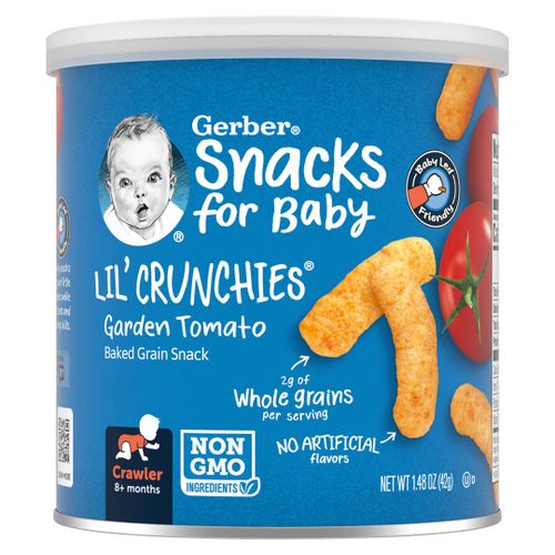 Кукурузки Gerber садовый томат, 8+ мес 42 гр