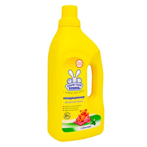 Bolalar kiyimlari uchun konditsioner Ушастый нянь aloe vera bilan, 1200 ml