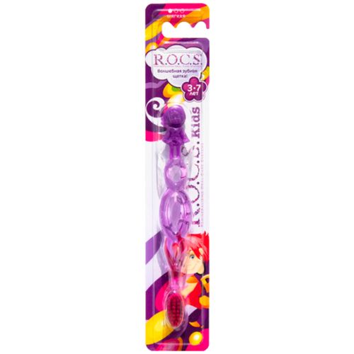 Зубная щетка "R.O.C.S" Kids для детей, 3-7 лет, Фиолетовый