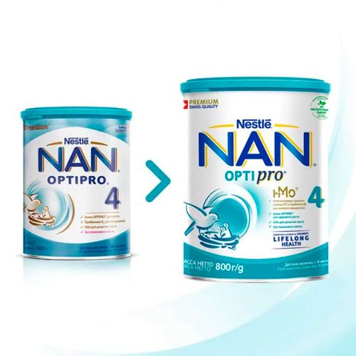 Молочко Nestle 4 OptiPro, 400г с 18+ мес, O'zbekistonda