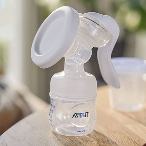 Ручной молокоотсос Philips Avent Natural с бутылочкой, O'zbekistonda