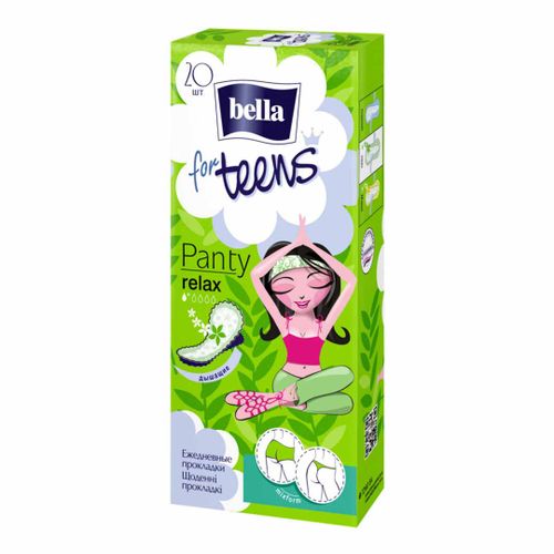 Kundalik prokladkalar Bella Panty for teens Relax Deo, 1 tomchi, 20 d