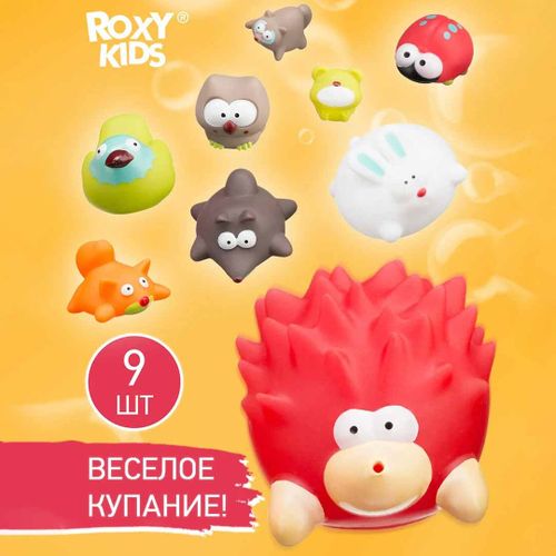 Набор игрушек для ванной ROXY-KIDS Лесные жители, фото