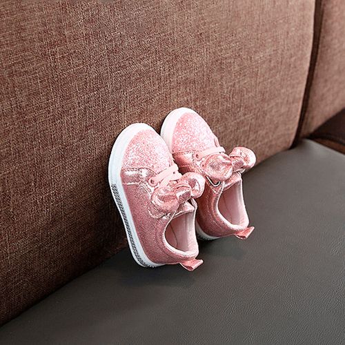 Детские кроссовки Shiny bow 656566A, Розовый, фото № 4